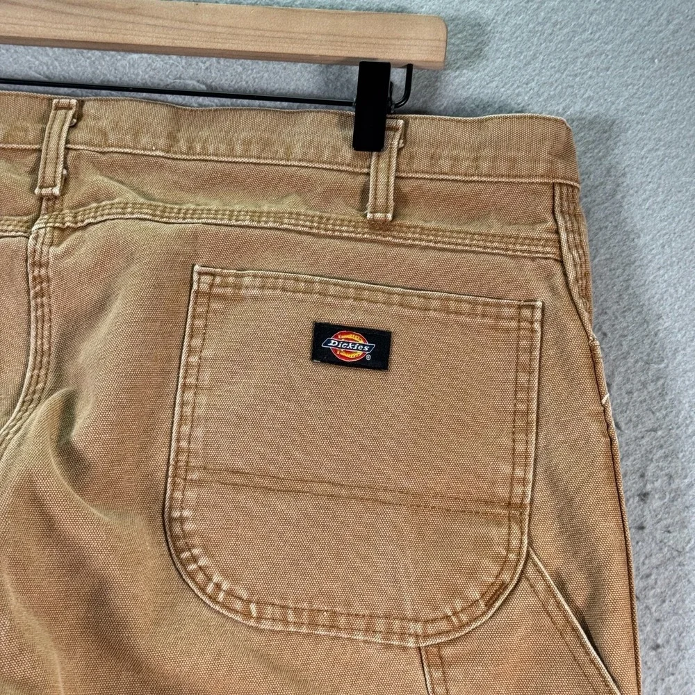 Vintage Dickies Canvas Carpenter Pants Mens 40x30 Brown Classic‎ Workwear Y2K